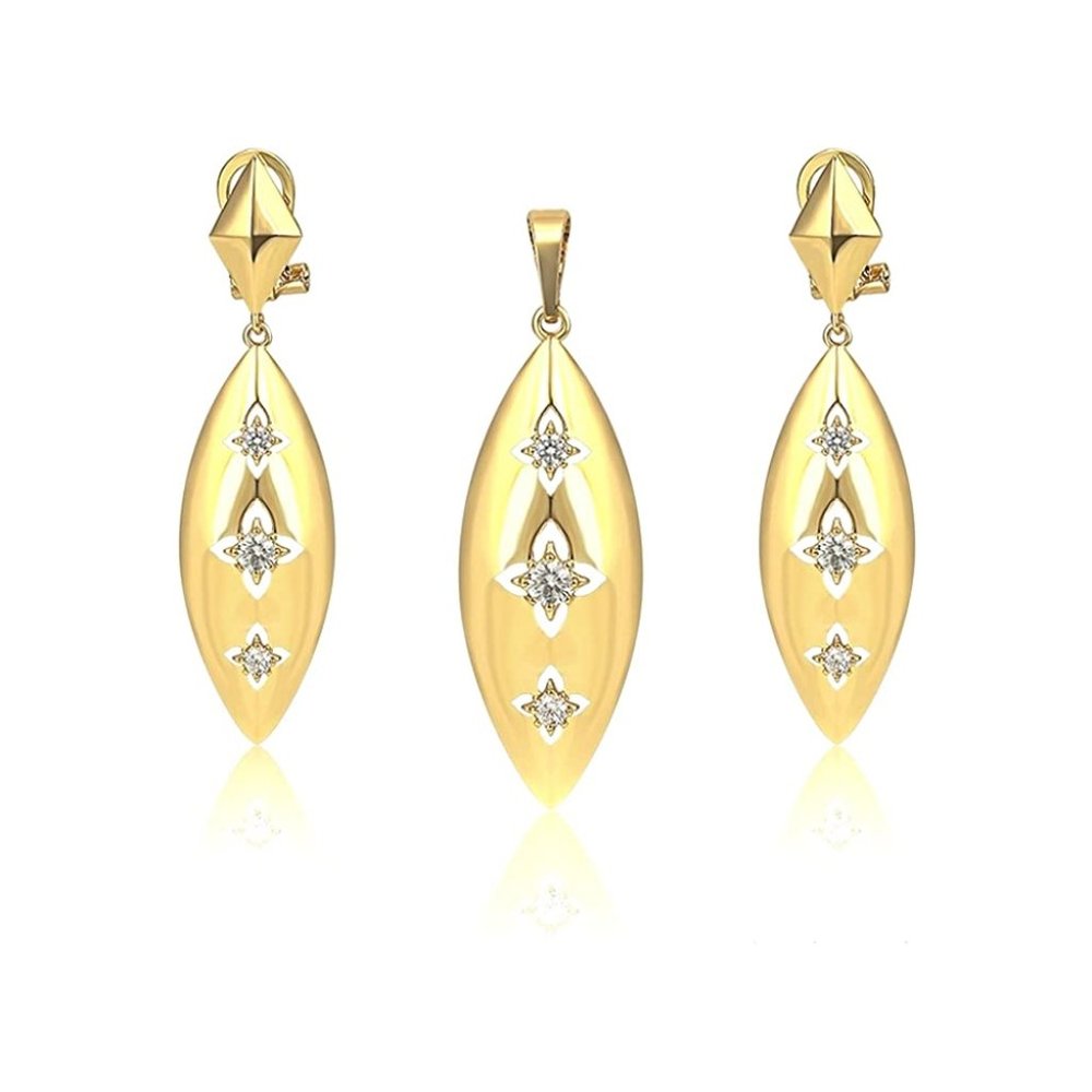 Charles Delon Pendant Earrings Jewelry Set